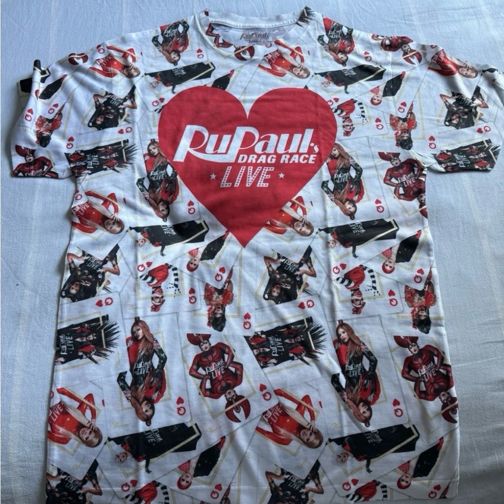 RuPaul Drag Race Live Graphic Tee - White